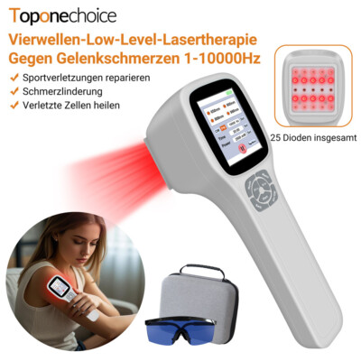 2500mW Kalt Laser Therapiegerät Cold Laser Therapy For Pain Relief LLLT Home Use