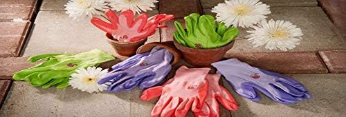 6 pares de guantes de jardinería para mujer con recubrimiento de microespuma - guantes de jardín textura - Imagen 6 de 9