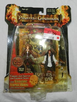 New in package - Pirates of the Caribbean Actions Figure set - Sparrow + Swann