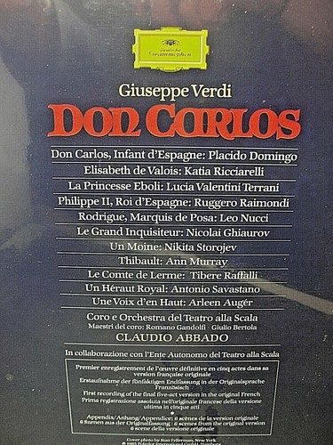 Giuseppe Verdi DON CARLOS 5 LP Box Digital Stereo VERSIEGELT - Bild 7 von 7