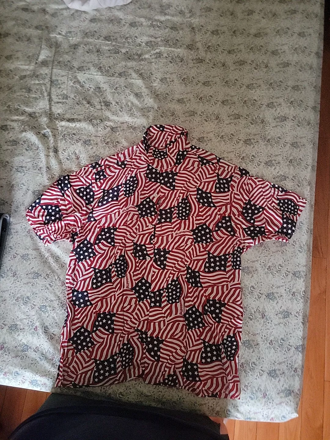 Chemise Supreme Flags Rayon S/S SS20 large