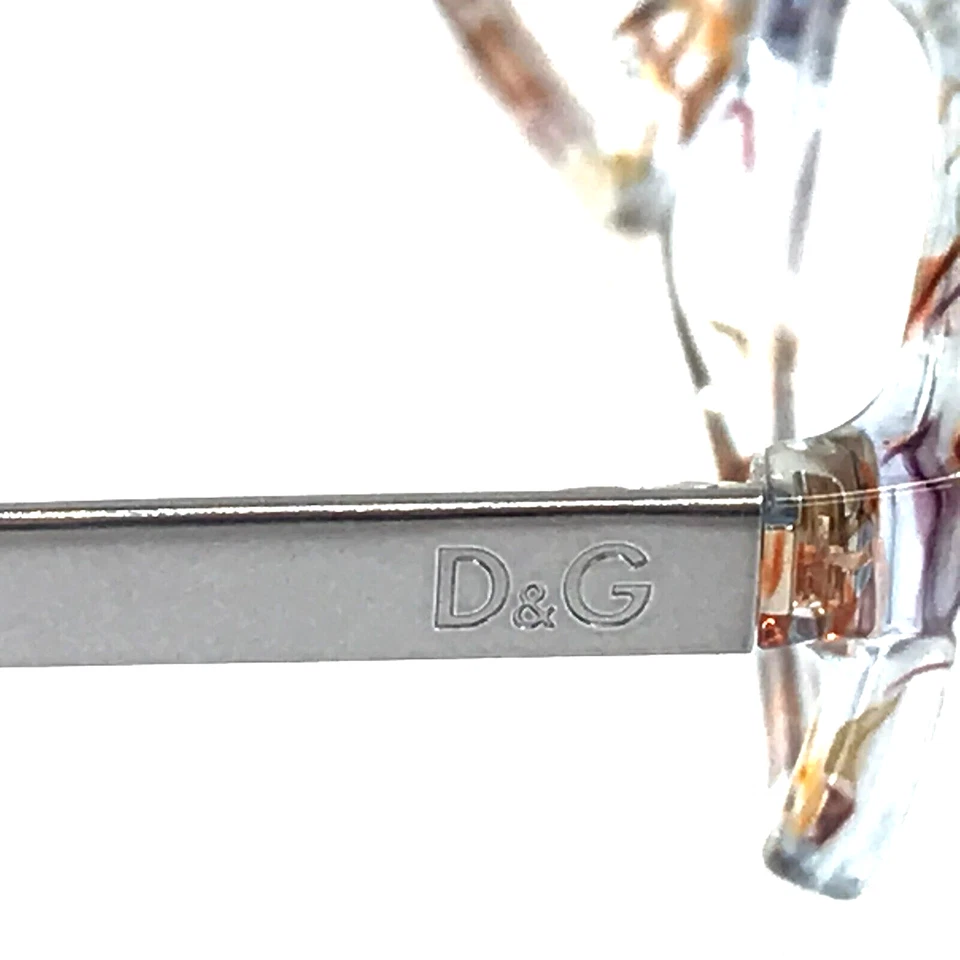 Monturas de gafas Dolce & Gabbana Petite DD1217 1877 flores azules 49-15-130 Foto 4 de 4