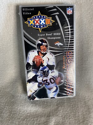 SEALED VHS: NFL Super Bowl Champions 32 XXXII: Denver Broncos VHS