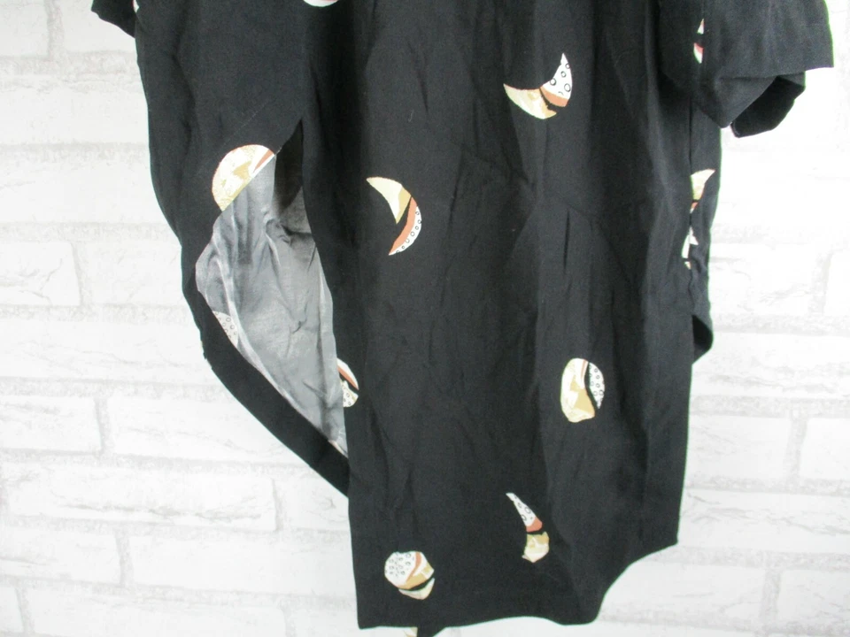 Sass & Bide Mujer Top Spot The Spot Au 6 Negro Oro Estampado Cold Shoudler Cuello en V  Foto 4 de 4