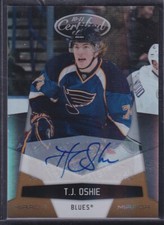 T.J. OSHIE - 2010 Panini Certified Mirror Auto #125, /25