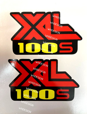 Shell X100 Sticker XL100. XL100S, Side panel badges decals x2. | eBay