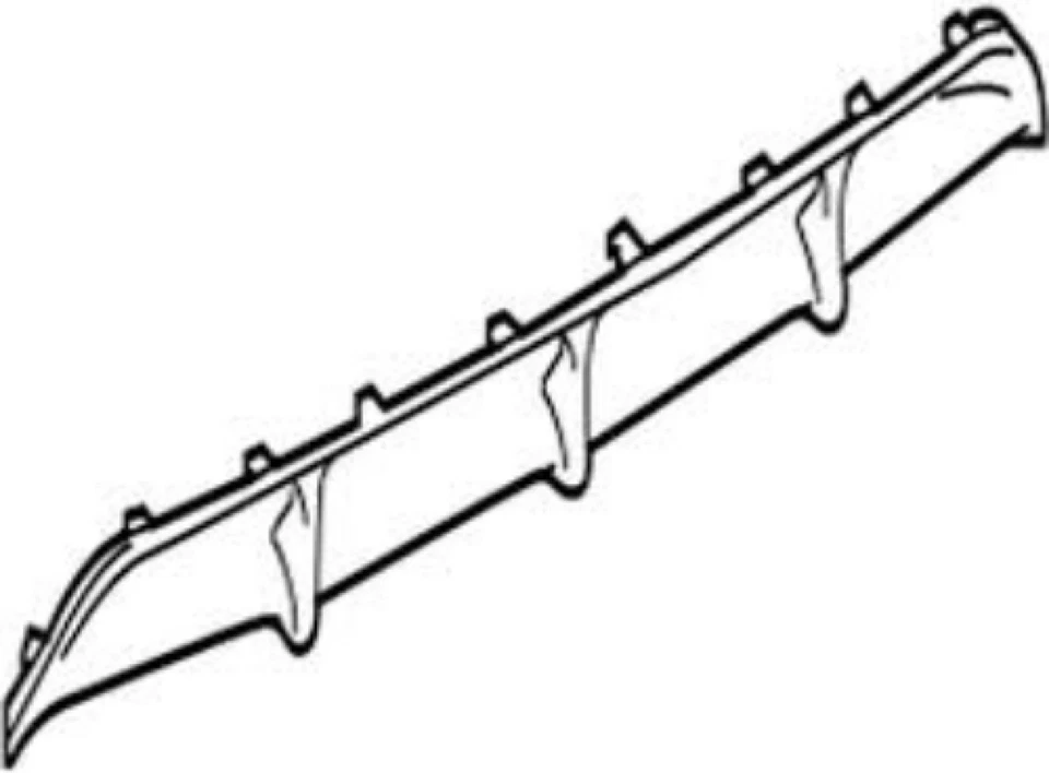 Genuine TOYOTA OEM LEXUS CT200h Rear Bumper Lower Cover 52169-76020 Foto 4 de 4