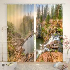 Special gift of the original naturePrinting 3D Blockout Curtains Fabric Window