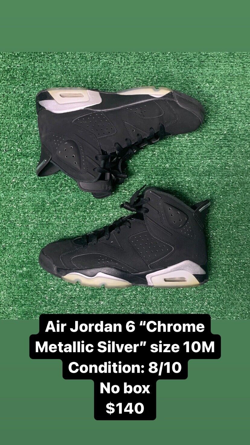 Size 10 - Jordan 6 Retro Mid Chrome - image 5