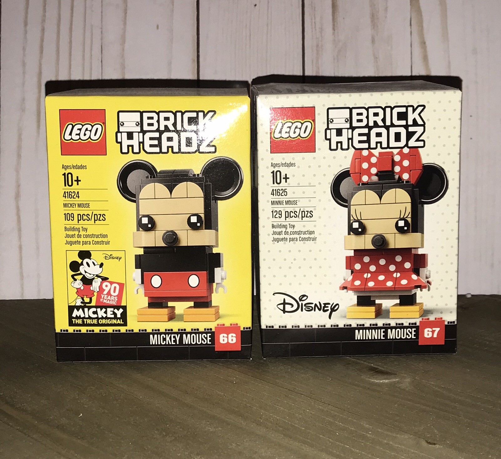 lego mickey and minnie brickheadz