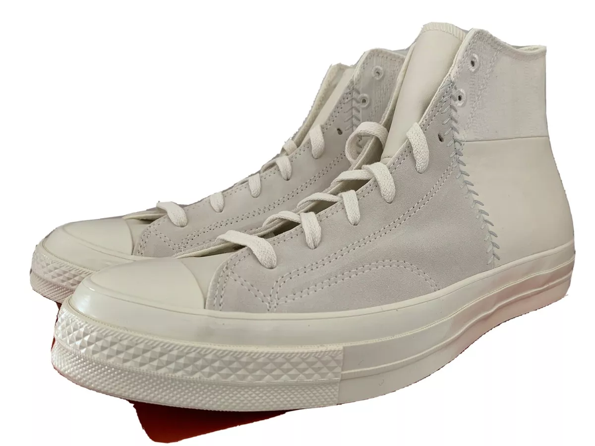 Converse Chuck Taylor 70 Crafted Mixed Material High Egret 172666C Size 11.5 Men