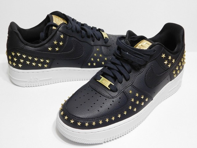 black studded air force 1