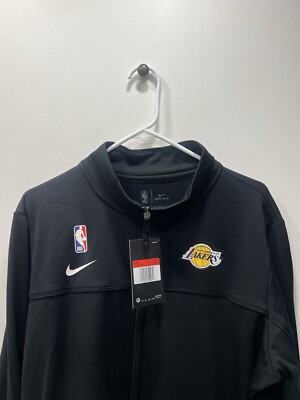 Nike NBA LA Lakers Player Issued Black Track Jacket AV1659-010