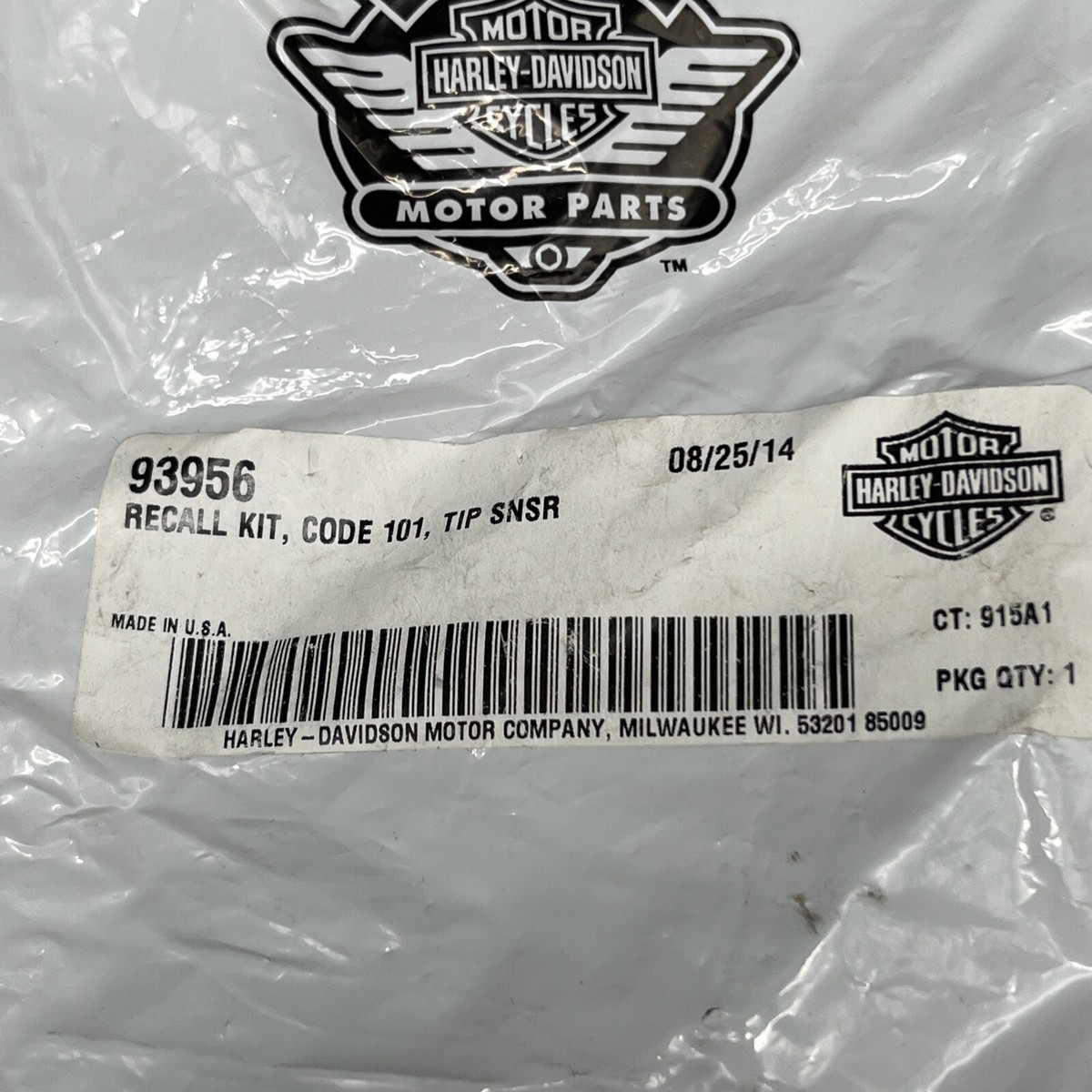 CC@3.57 Harley Tip Sensor Part 93956 Recall 101 ELECTRAGLIDE