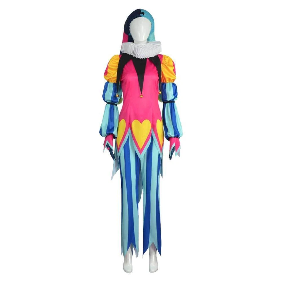 Anime Helluva Boss Fizzarolli Clown Cosplay Costume Halloween Anime Hazbin Hotel - image 3 of 4