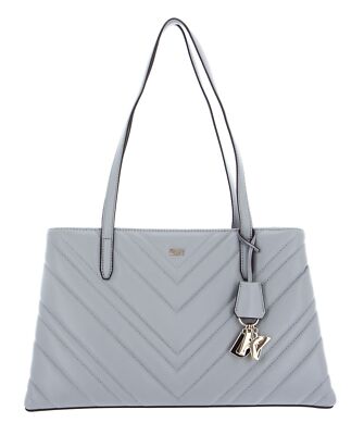 DKNY Madison Tote Bag Schultertasche Tasche Grey Melange hellgrau Neu