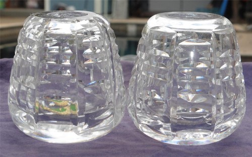 2 Mini Pequeño Waterford Cristal "Tralee" Escalera Patrón/Corte Horizontal 4.5" - Imagen 2 de 8