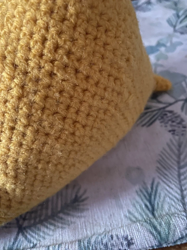 Crocheted Sunny Yellow Tablet Holder Stand - Image 3 of 4