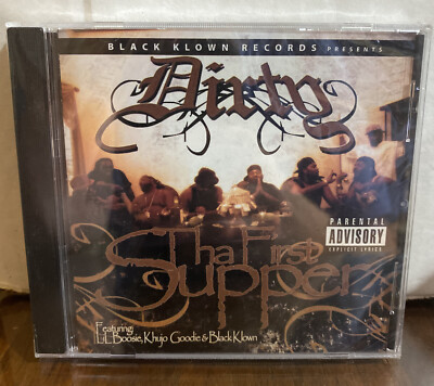DIRTY Tha First Supper CD NEW Mega Rare Black Klown  Montgomery Alabama Rap