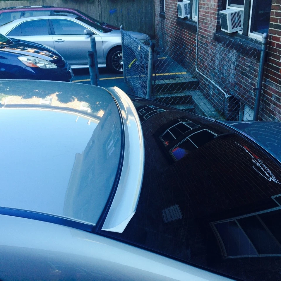 Alerón de techo de ventana trasera negro plano tipo 284L para sedán Acura TL 2004~2008 Foto 4 de 4