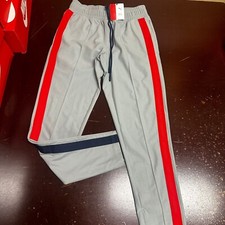 Puma Mens Gray X TMC Elastic Waist Pockets Activewear Marathon Pants Size S L