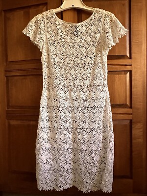 white christmas dresses Mille Carla Crochet Dress | White | Size Xs main image 0