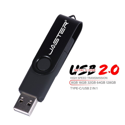 2 in 1 Type-C USB 64GB Flash Drive Free Logo Pen Drive 2.0 U Disk Thumb U Disk - Picture 10 of 22
