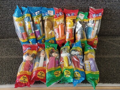 14 Unopened Older Pezz Dispensers Simpsons, Star Wars, Disney | eBay