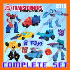 MIP SET 8 McDonald's 2016 TRANSFORMERS Robot AUTOBOT Optimus Prime DECEPTICON