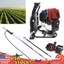 3-in 1 35.4CC 4 Stroke Backpack Gas Garden Brush Cutter Grass Trimmer Lawn Mower