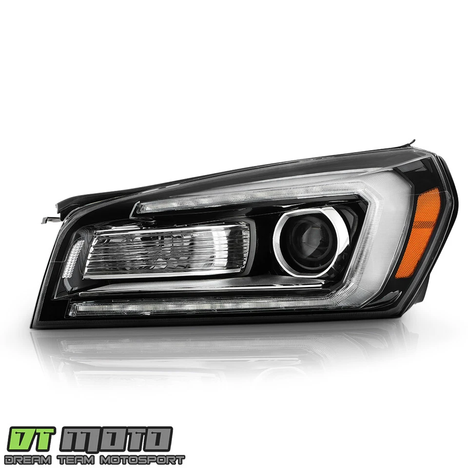 GMC Acadia 2013-2016 tubo halógeno LED proyector faro lado del conductor Foto 3 de 4