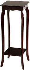 Small Narrow Plant Stand For Indoor Display Shelf Tall Corner Accent Table Wood 