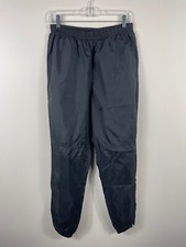 Vtg Nike Windbreaker Pants Men's Lightweight Swoosh Warm-up Black Sz Large