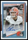 2025 Donruss Optic Carson Schwesinger Base (RAW)