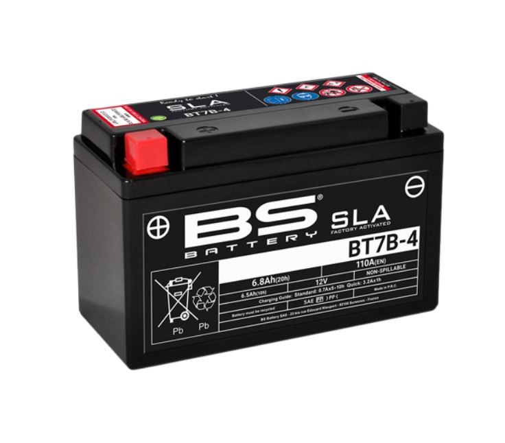 FITS YAMAHA YFZ 450 2003 - 2013  BT7B-4  SLA Factory Filled BS Battery