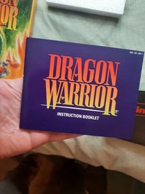 DRAGON WARRIOR w/box & manual for Nintendo NES  - ALL NEAR-MINT! - Works GREAT!