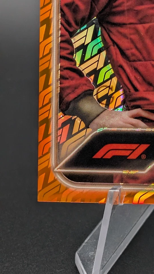 #/25 2024 Topps Chrome F1 LOGOFRACTOR AYRTON SENNA Orange #/25 Mclaren LEGEND - Image 4 of 4