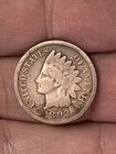 1892 US Indian Head  Penny Bronze Coin Km# 90a