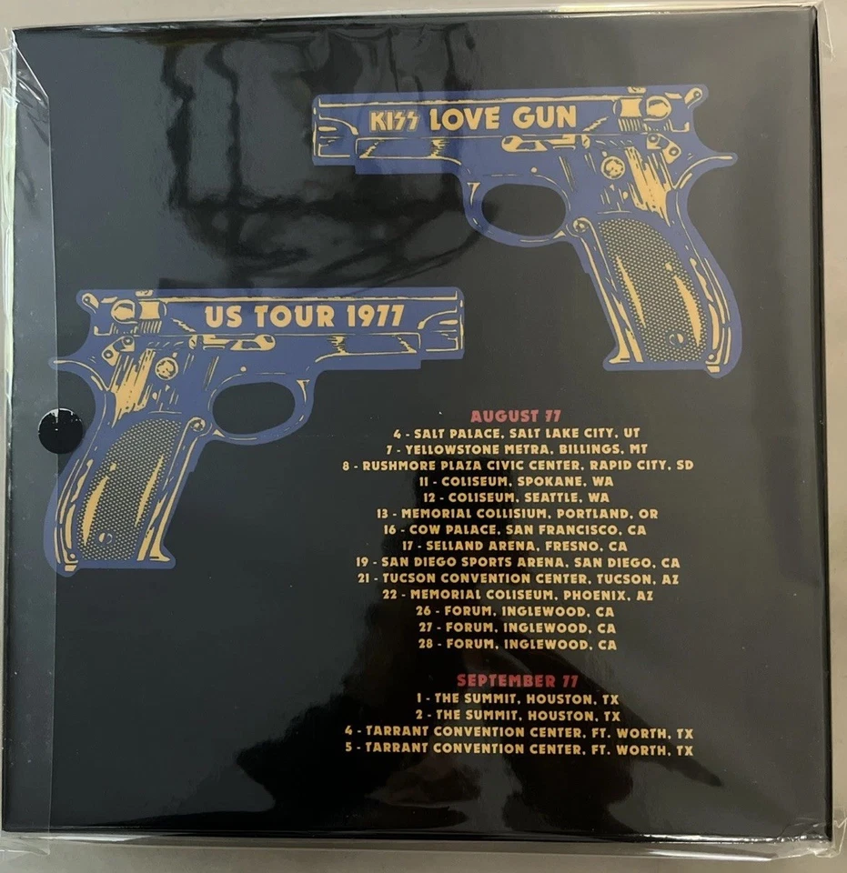 Kiss Love Gun Tour 1977 Vinyl Picture Disc 4 Lp Box Set , Amazing !!!IN HAND!!! - Image 3 of 4