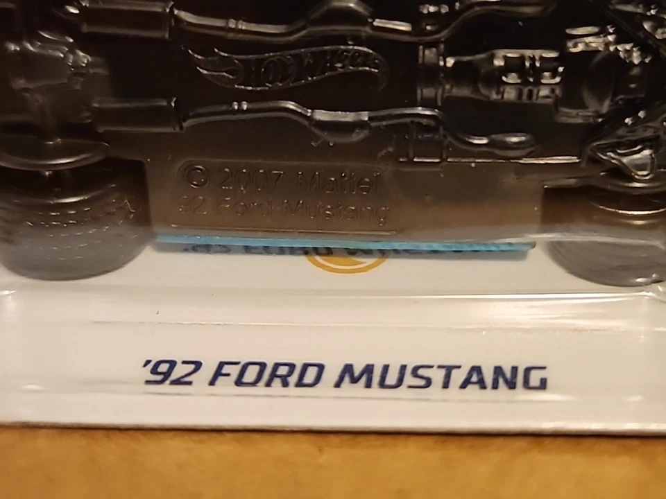 🔥 Hot Wheels 🔥СУПЕР СОКРОВИЩЕ 🤑 ' 92 MUSTANG СКОРОСТЬ РАЗМЫТИЕ 💰РЕДКИЙ 💰 - Изображение 4 из 4