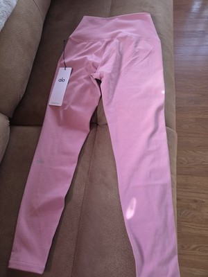Alo Yoga 7/8 High-waist Airbrush Legging, Candy Heart Pink, Size Small