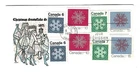 1971 Canada - Ottawa Christmas Sets x2 First Day Cover FDC - Tagged? Cole Cachet