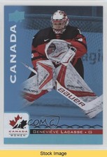 2017 Upper Deck Team Canada Juniors Blue Spectrum Genevieve Lacasse #31 READ 4fl