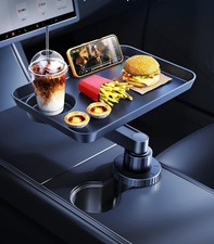 Car Cup Holder Tray, Car Food Tray Table for Car Eating Lunch, Cup Holder Exp...