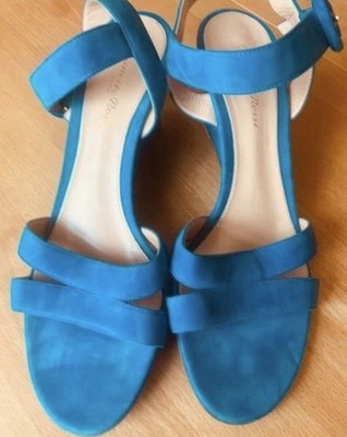Gianvito Rossi Sandalen Blau Wneu Gr 39