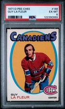 1971 O-PEE-CHEE #148 GUY LA FLEUR PSA 6