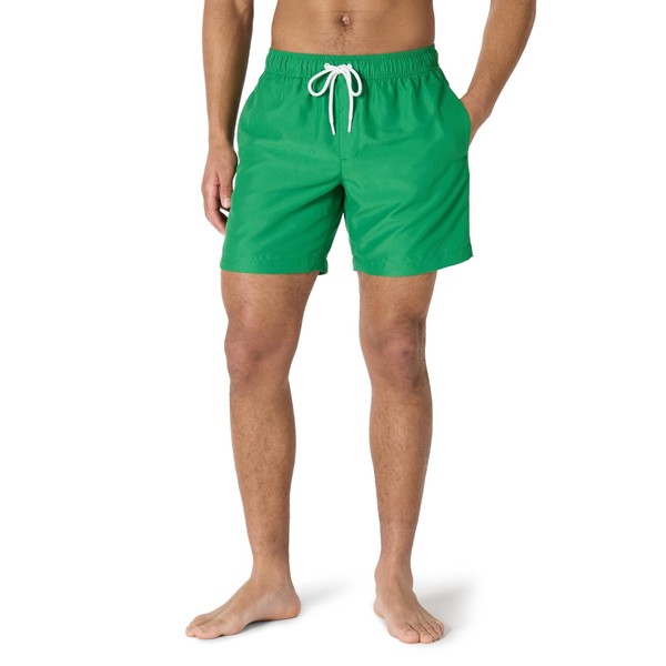 Amazon Essentials Herren Badehose Mit Netzfutter, Taschen Und-image
