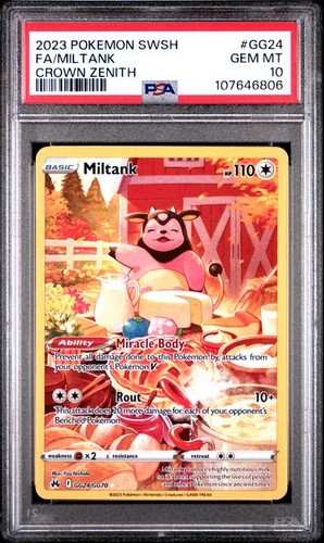 Miltank graded PSA 10 for sale on eBay