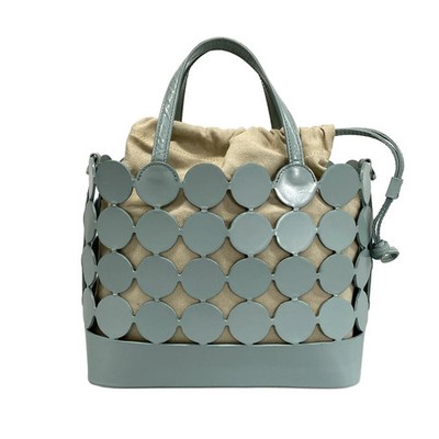 PIERRE HARDY burr (e.g. on a motorcycle) - Light Blue Leather Handbag
