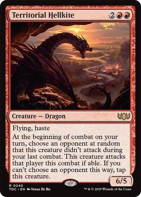 Territorial Hellkite #240 (NM) Commander: Tarkir: Dragonstorm MTG